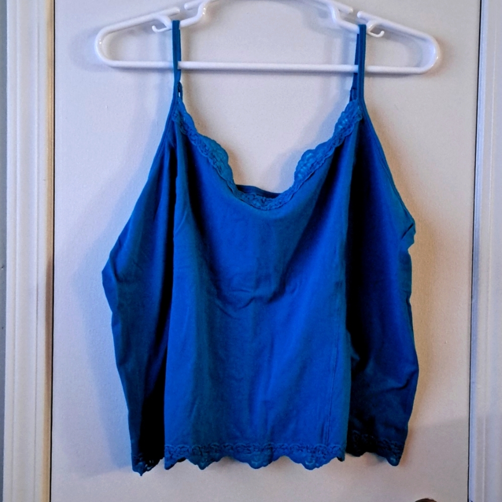 Turquoise camisole 3X